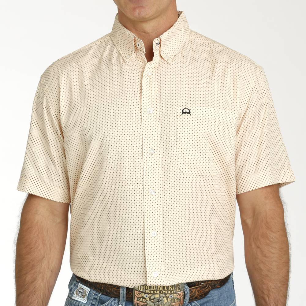 Cinch Men's Dot Print Arenaflex Shirt MEN - Clothing - Shirts - Short Sleeve Shirts Cinch   