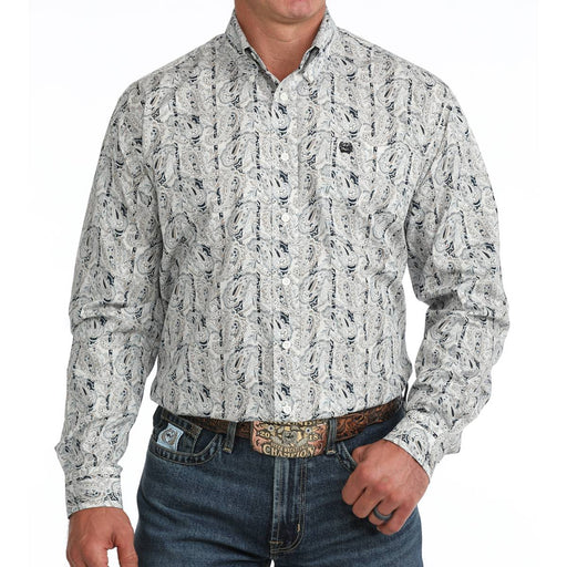Cinch Men's Paisley Print Button Shirt MEN - Clothing - Shirts - Long Sleeve Cinch