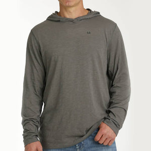 Cinch Men's Solid Arenaflex Hoodie - Grey MEN - Clothing - Pullovers & Hoodies Cinch   