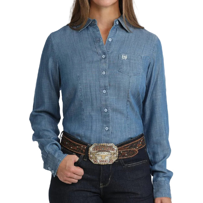 Cinch Women's Chambray Button Shirt