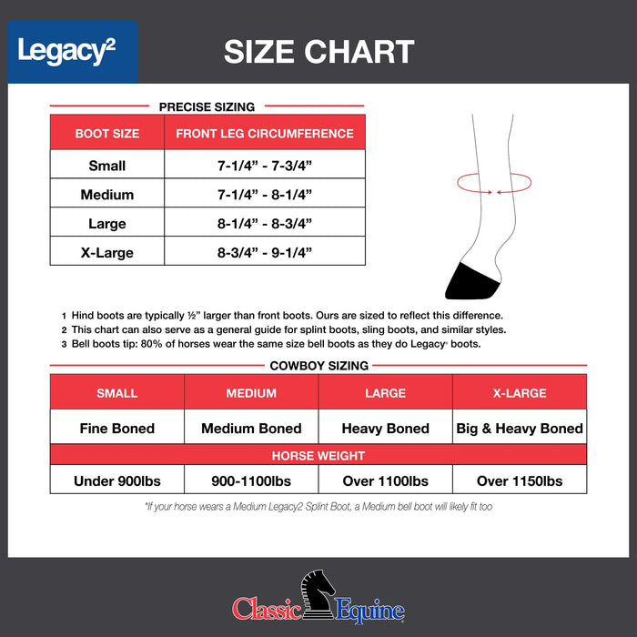 Classic Equine Legacy2 Boots - Front