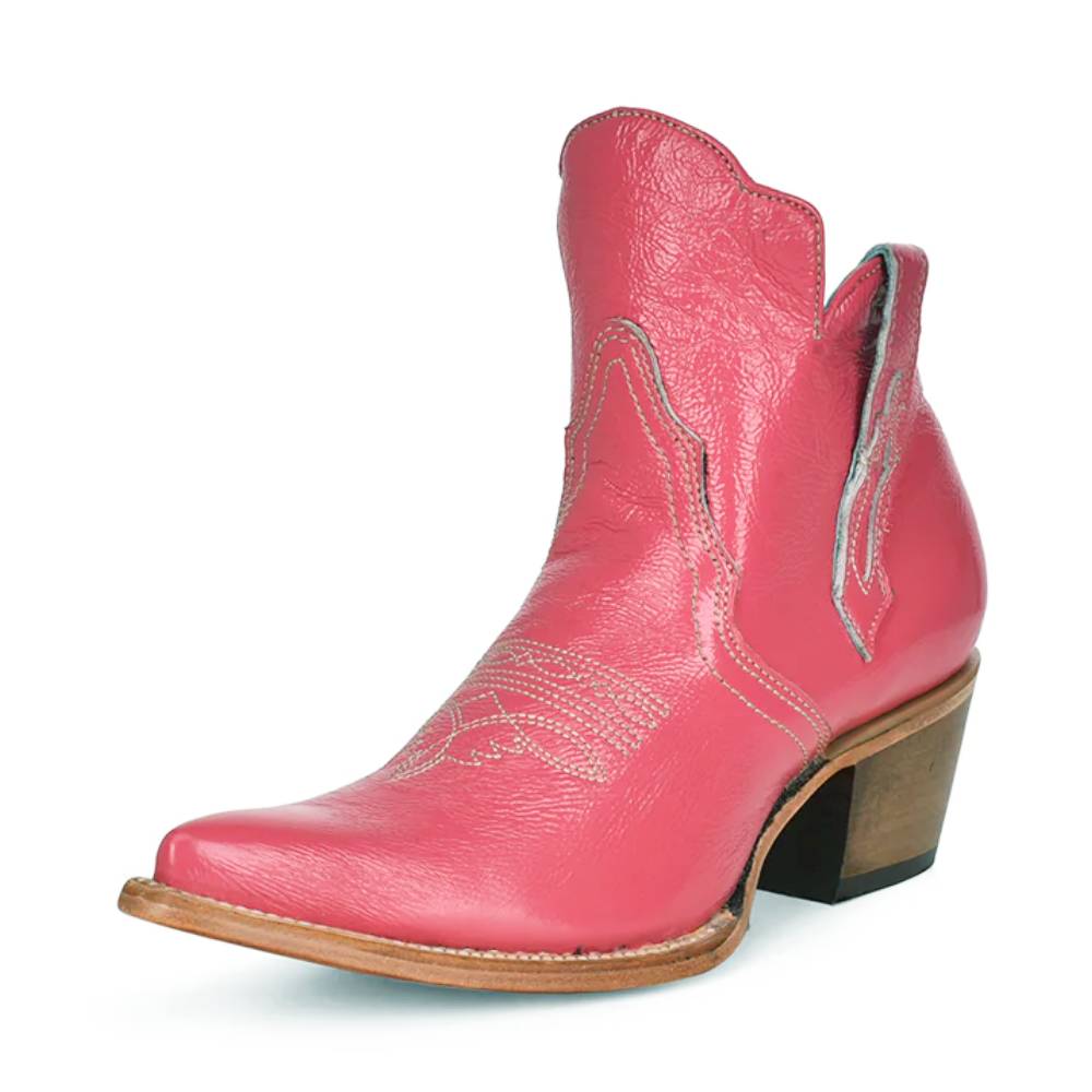 Corral Pink Patent Leather Ankle Boot - FINAL SALE WOMEN - Footwear - Boots - Booties Corral Boots   