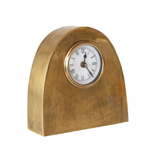 Gold Arched Metal Mantel Clock HOME & GIFTS - Home Decor - Decorative Accents Creative Co-Op