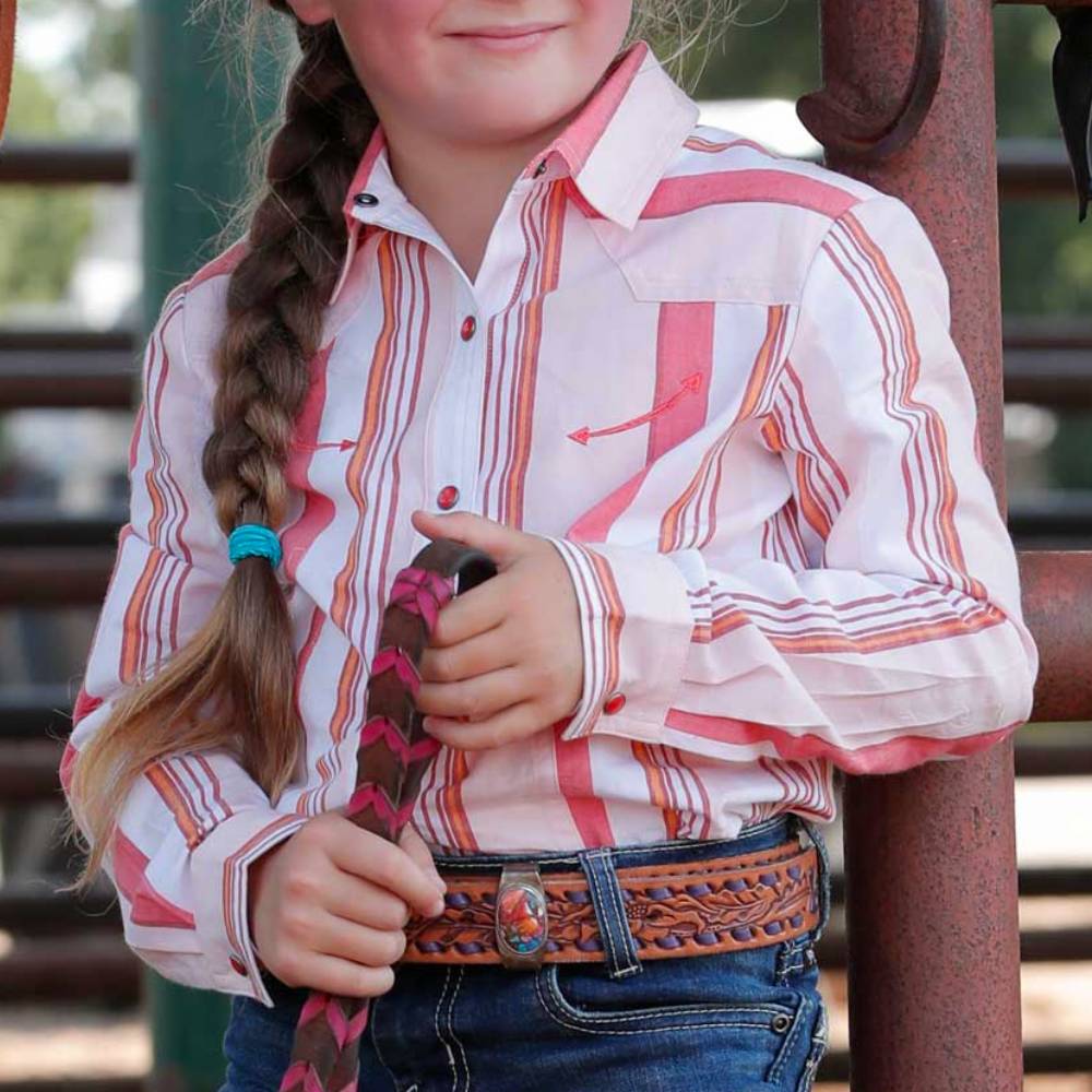 Cruel Girl's Western Stripe Shirt KIDS - Girls - Clothing - Tops - Long Sleeve Tops Cruel Denim   