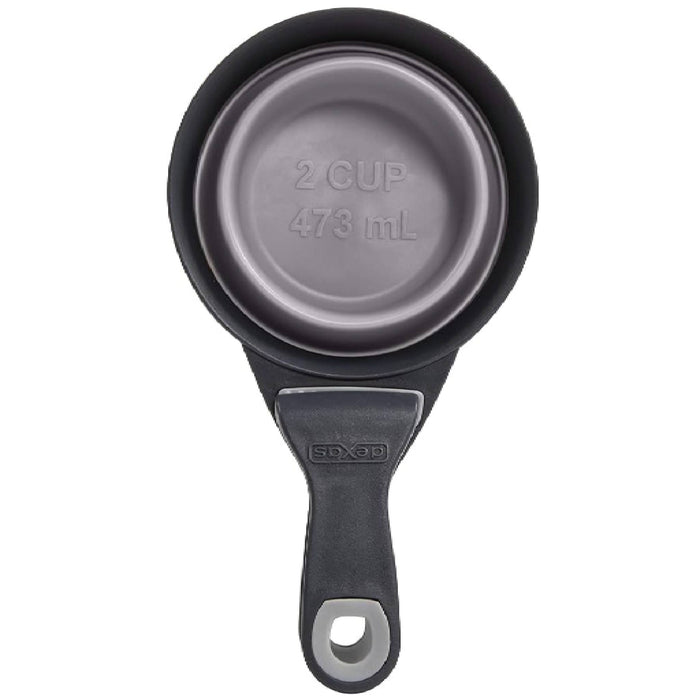Dexas Collapsible KlipScoop Collapsible Dry Dog Food Scoop and Dog Food Bag Clip, 2 Cup Capacity