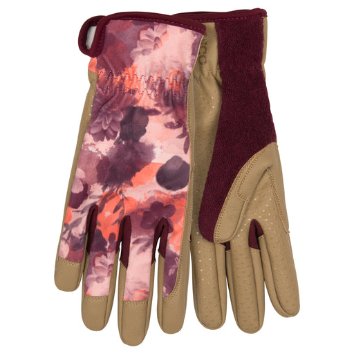 KincoPro™ Women’s Pink Print Synthetic Gloves w/SlipNOT!® Dots For the Rider - Gloves Kinco