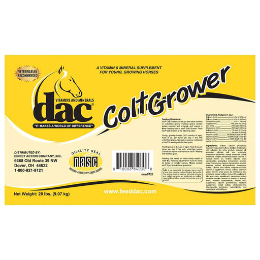 DAC Colt Grower Equine - Supplements DAC