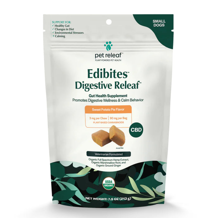 Digestive Releaf Sweet Potato Pie Hemp Edibites Pets - Vitamins & Supplements Cetyl M