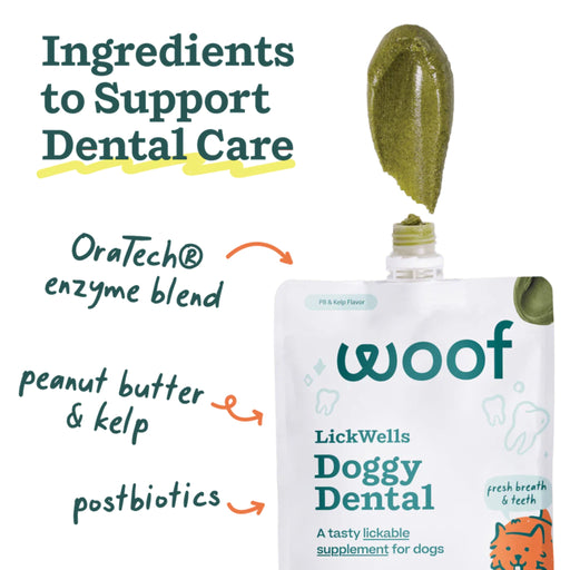 Woof Lickwell Doggy Dental Pets - Toys & Treats Woof