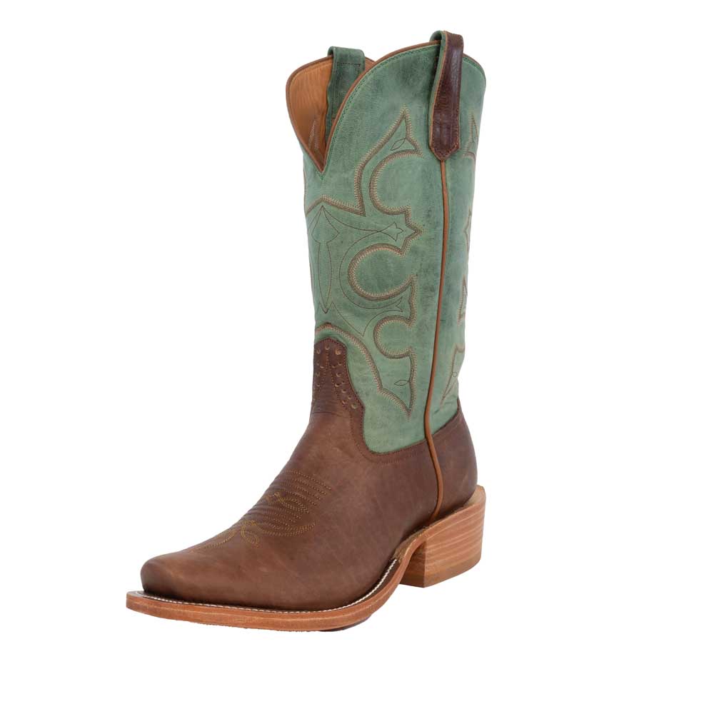 Rios of Mercedes Men's Canela Bison Navajo Boot MEN - Footwear - Exotic Boots Rios of Mercedes Boot Co.