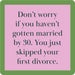 First Divorce Coaster HOME & GIFTS - Gifts Drinks On Me