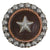 Antique Star Concho With Wire Border