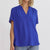 Solid V-Neck Top WOMEN - Clothing - Tops - Short Sleeved Entro   
