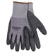 Kinco Gray Nylon-Spandex Knit CoolCoat Micro-Foam Nitrile Palm For the Rider - Gloves Kinco