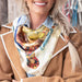 Fringe Scarves "Fernando The Burro" Short Wild Rag ACCESSORIES - Additional Accessories - Wild Rags & Scarves Fringe Scarves   