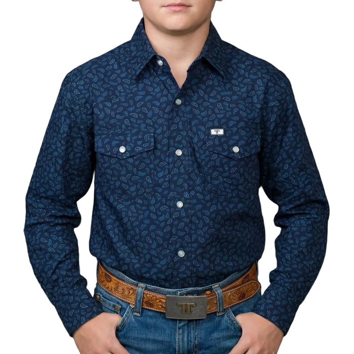 Ferrell Boy's The Griffin Snap Shirt