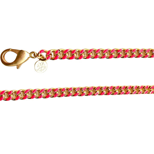 Flat Curb Candy 20" Chain - Hot Pink WOMEN - Accessories - Jewelry - Necklaces Karli Buxton   