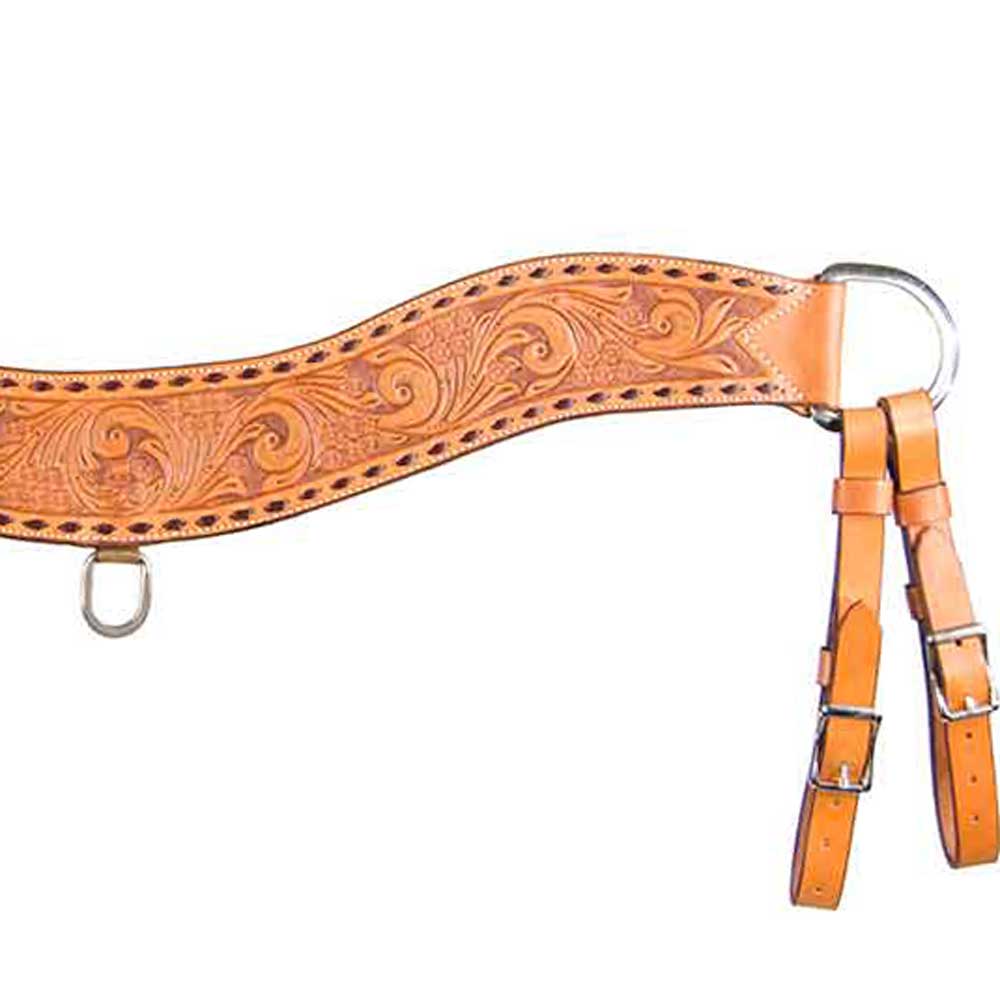 Teskey's Floral Tripping Collar with Buckstitching Tack - Breast Collars Teskey's