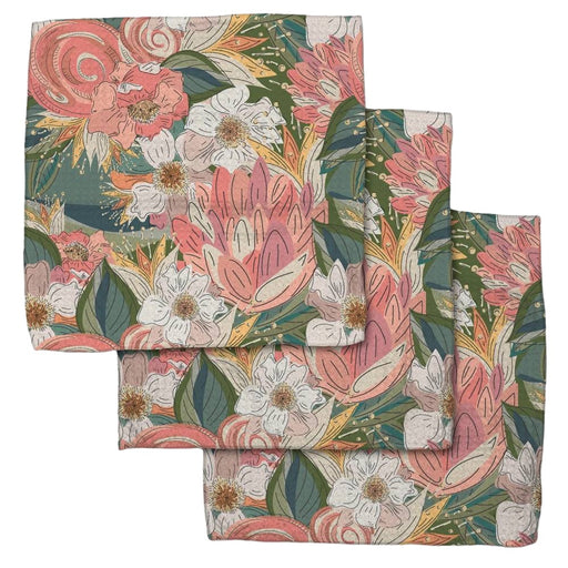 "Flower Explosion" Dishcloth Set HOME & GIFTS - Tabletop + Kitchen - Kitchen Decor Geometry   