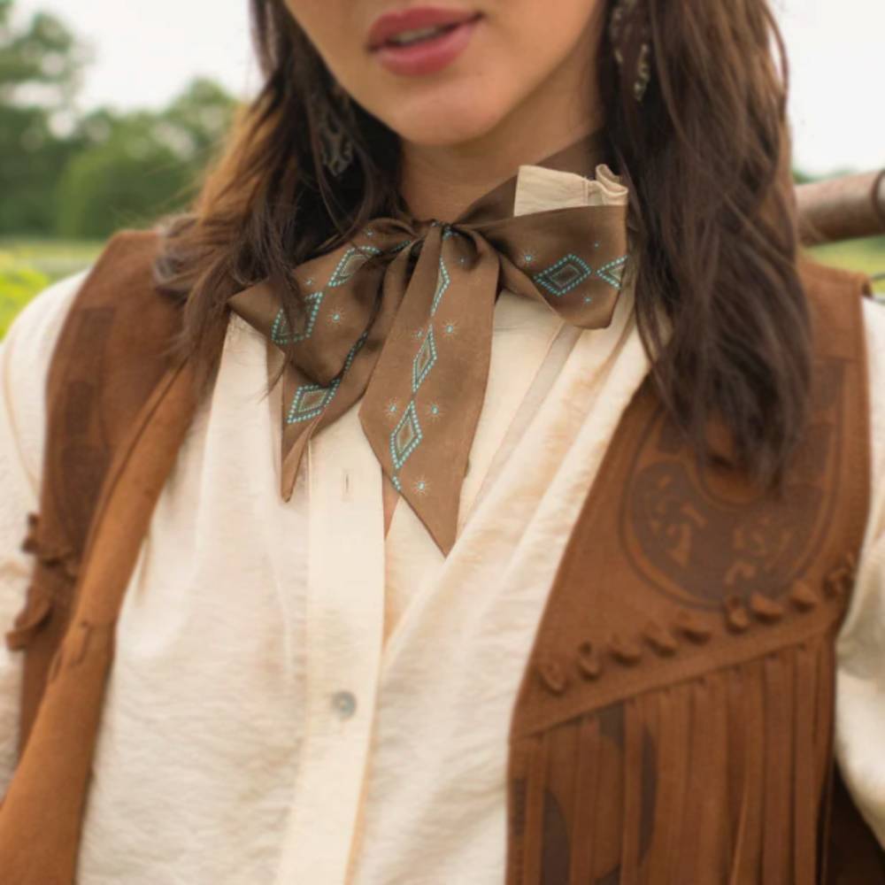 Fringe Scarves "Hold Your Horses" Twilly ACCESSORIES - Additional Accessories - Wild Rags & Scarves Fringe Scarves   