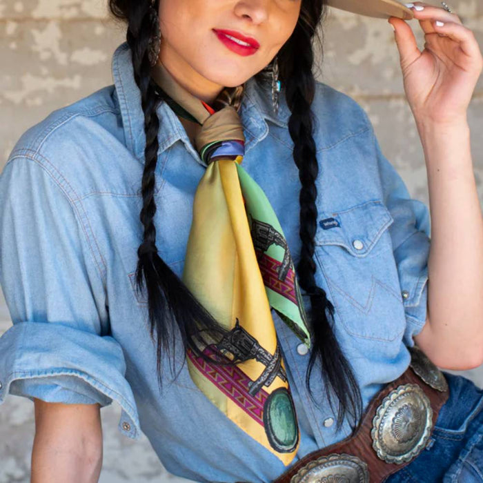 Fringe Scarves "Son of the West" Short Wild Rag ACCESSORIES - Additional Accessories - Wild Rags & Scarves Fringe Scarves   