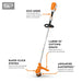 Stihl FSA 110 R Battery Powered Grass Trimmer Garden Supplies - Tools & Equipment Stihl Equipment