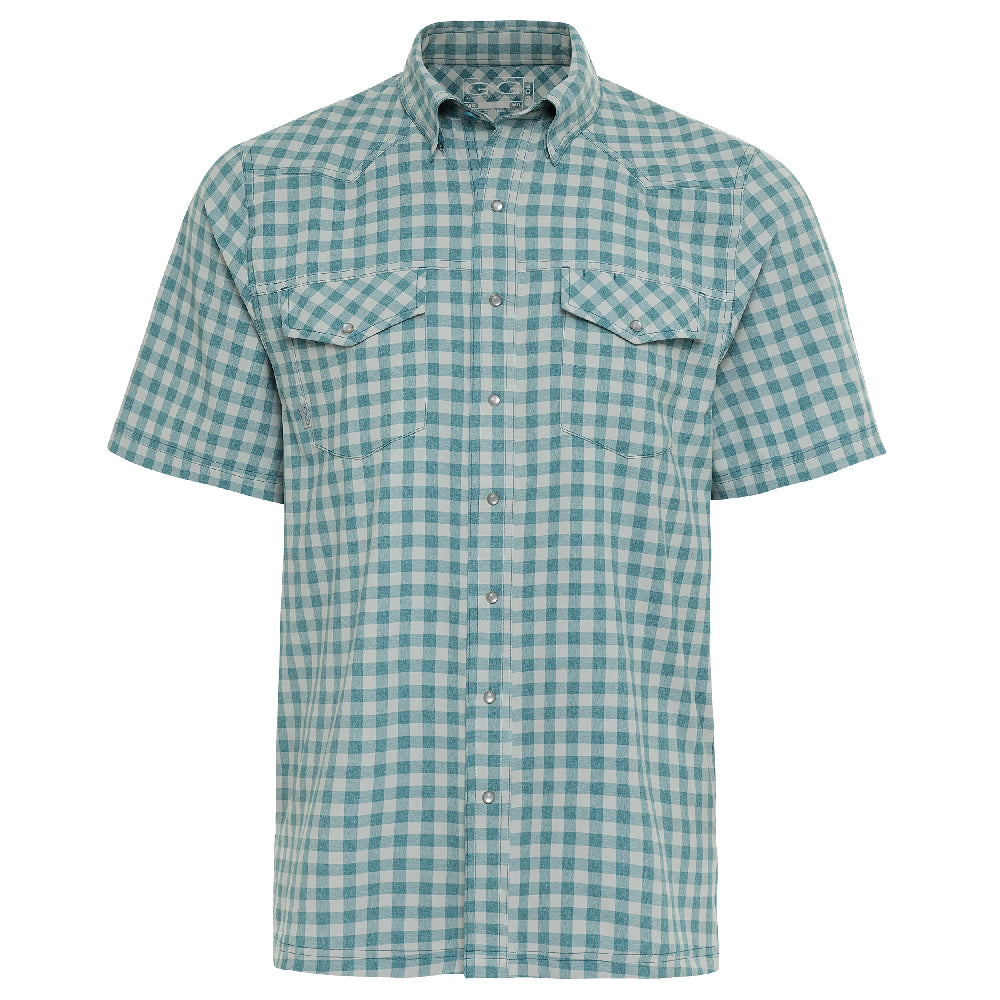 Gameguard Outdoors Plaid Pearl Snap Shirt - Mahi MEN - Clothing - Shirts - Short Sleeve Shirts GameGuard   