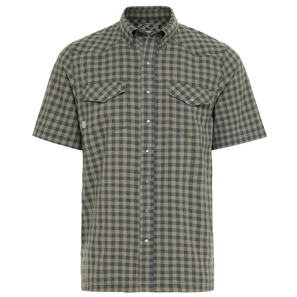 Gameguard Outdoors Plaid Pearl Snap Shirt - Mesquite MEN - Clothing - Shirts - Short Sleeve Shirts GameGuard   