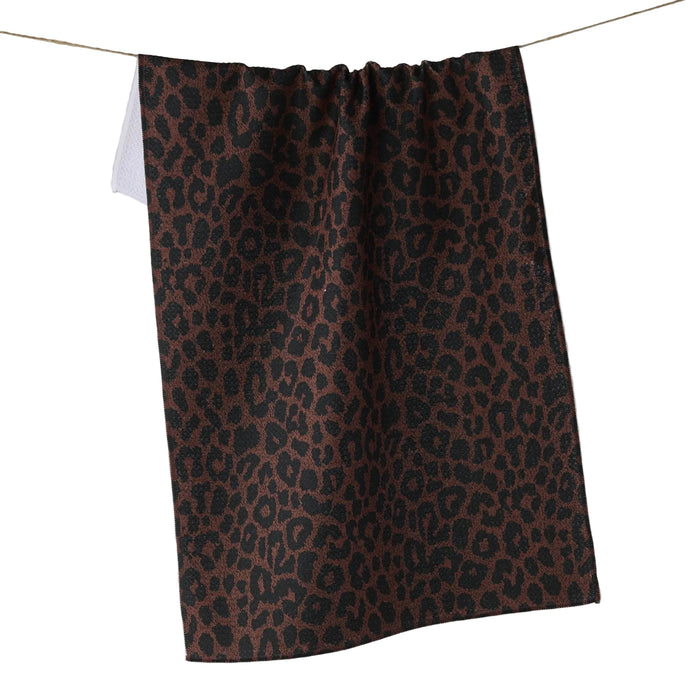 Geometry Midnight Safari Tea Towel
