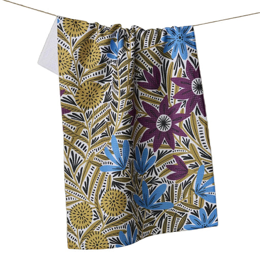 Geometry Teagan Dark Maroon Tea Towel HOME & GIFTS - Tabletop + Kitchen - Kitchen Decor Geometry