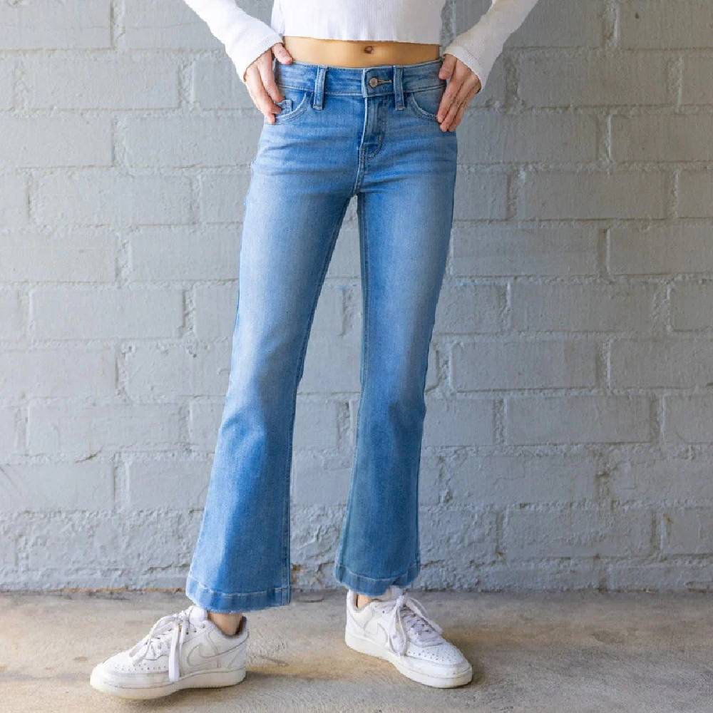 KanCan Girl's Aster Mid Rise Flare Jean - FINAL SALE KIDS - Girls - Clothing - Jeans Kancan   