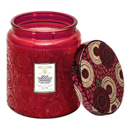 Voluspa Goji Tarocco Orange Luxe Jar Candle HOME & GIFTS - Home Decor - Candles + Diffusers Voluspa   