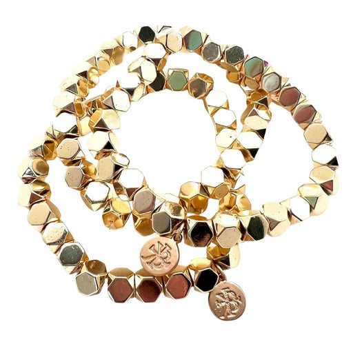 Gold Nugget Stackable Bracelet WOMEN - Accessories - Jewelry - Bracelets Karli Buxton   