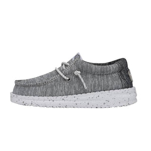 Hey Dude Toddler Wally Sport Knit - Light Grey KIDS - Baby - Baby Footwear Hey Dude