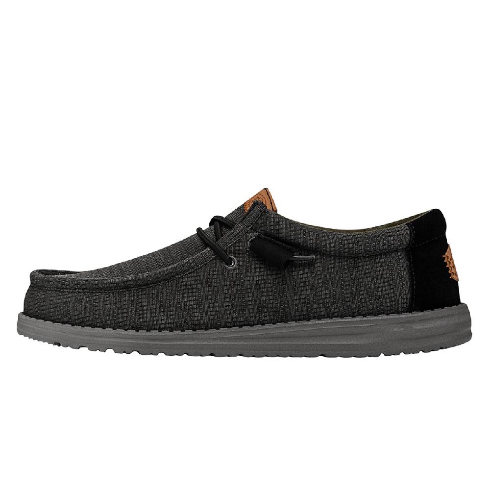 Hey Dude Wally Grid - Black - FINAL SALE MEN - Footwear - Casual Shoes Hey Dude   