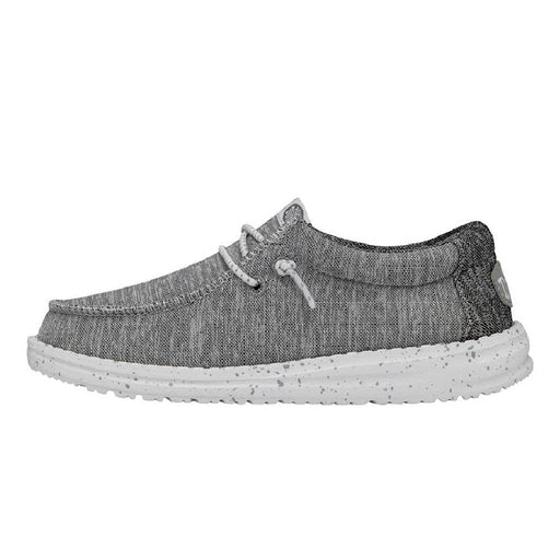 Hey Dude Youth Wally Sport Knit - Light Grey KIDS - Footwear - Casual Shoes Hey Dude   