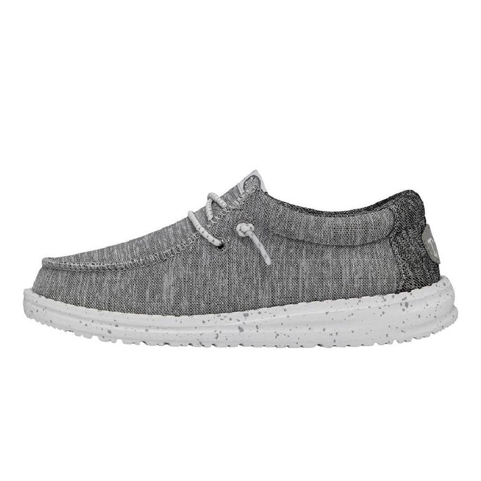Hey Dude Youth Wally Sport Knit - Light Grey KIDS - Footwear - Casual Shoes Hey Dude   
