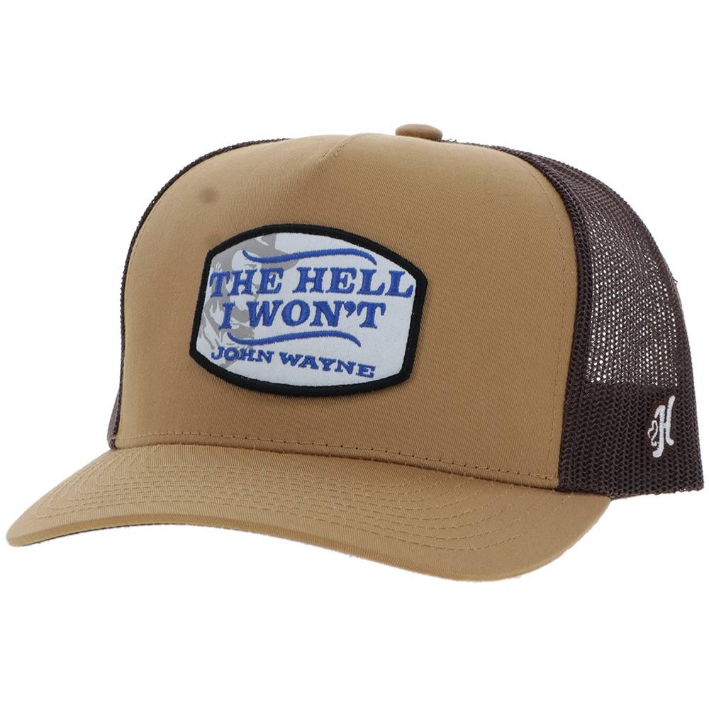 Hooey John Wayne The Hell I Won't Trucker Cap