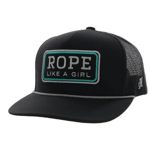Rope Like A Girl Trucker Hat HATS - BASEBALL CAPS Hooey   