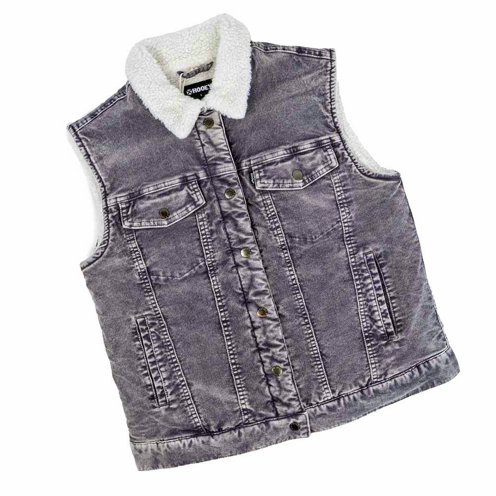 Hooey Women's Sherpa Lined Corduroy Vest WOMEN - Clothing - Outerwear - Vests Hooey   