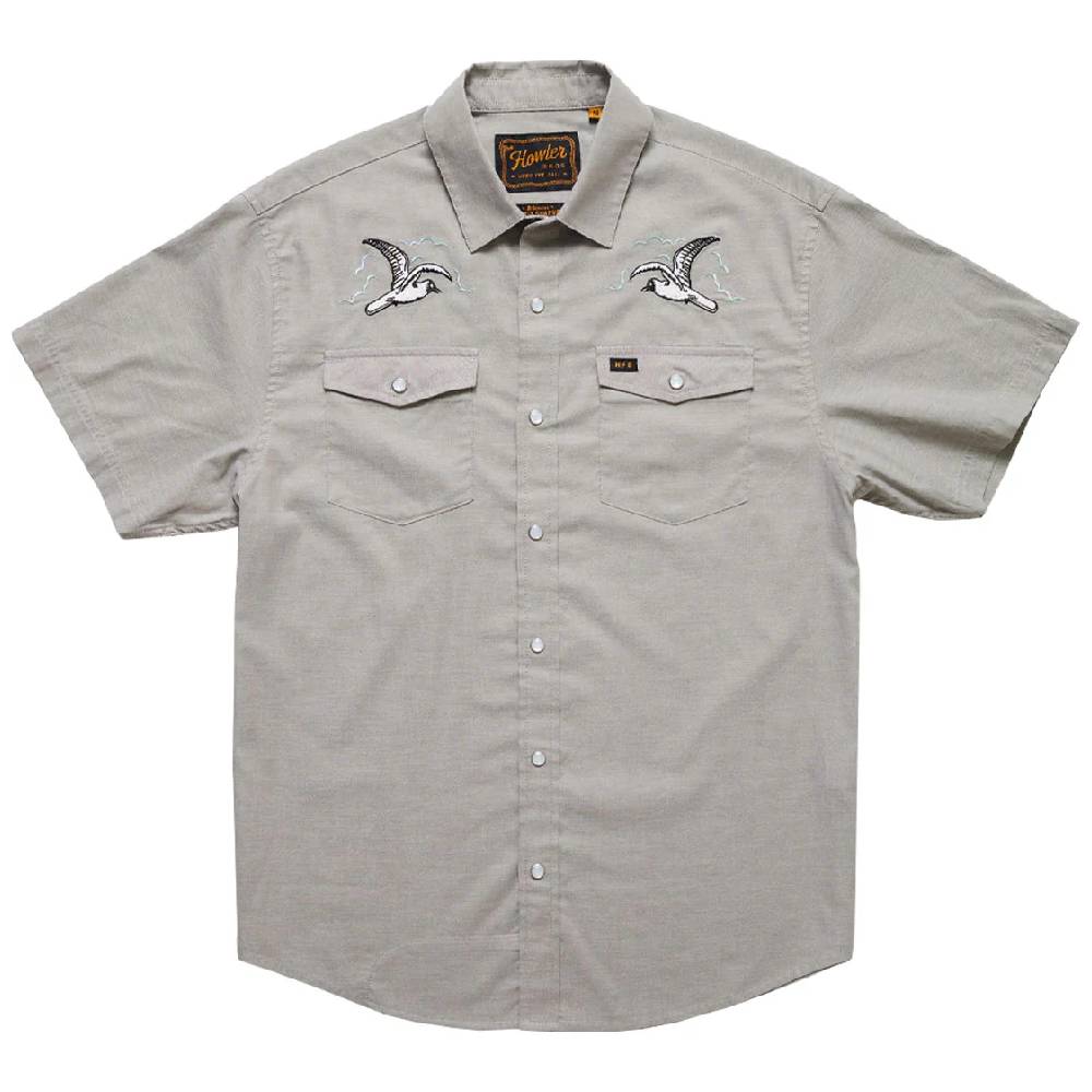 Howler Bros H Bar B Seagulls Snap Shirt MEN - Clothing - Shirts - Short Sleeve Shirts Howler Bros   
