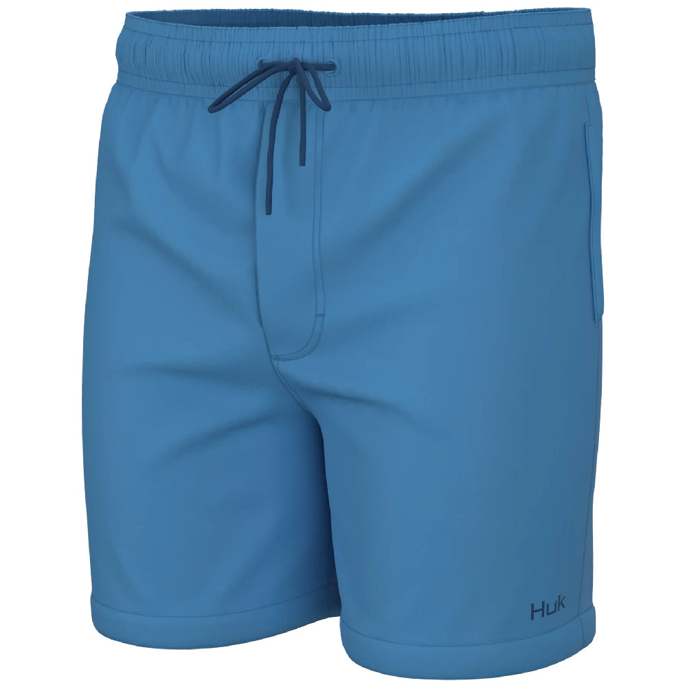 Huk Youth Pursuit Volley Shorts Azure Blue Small