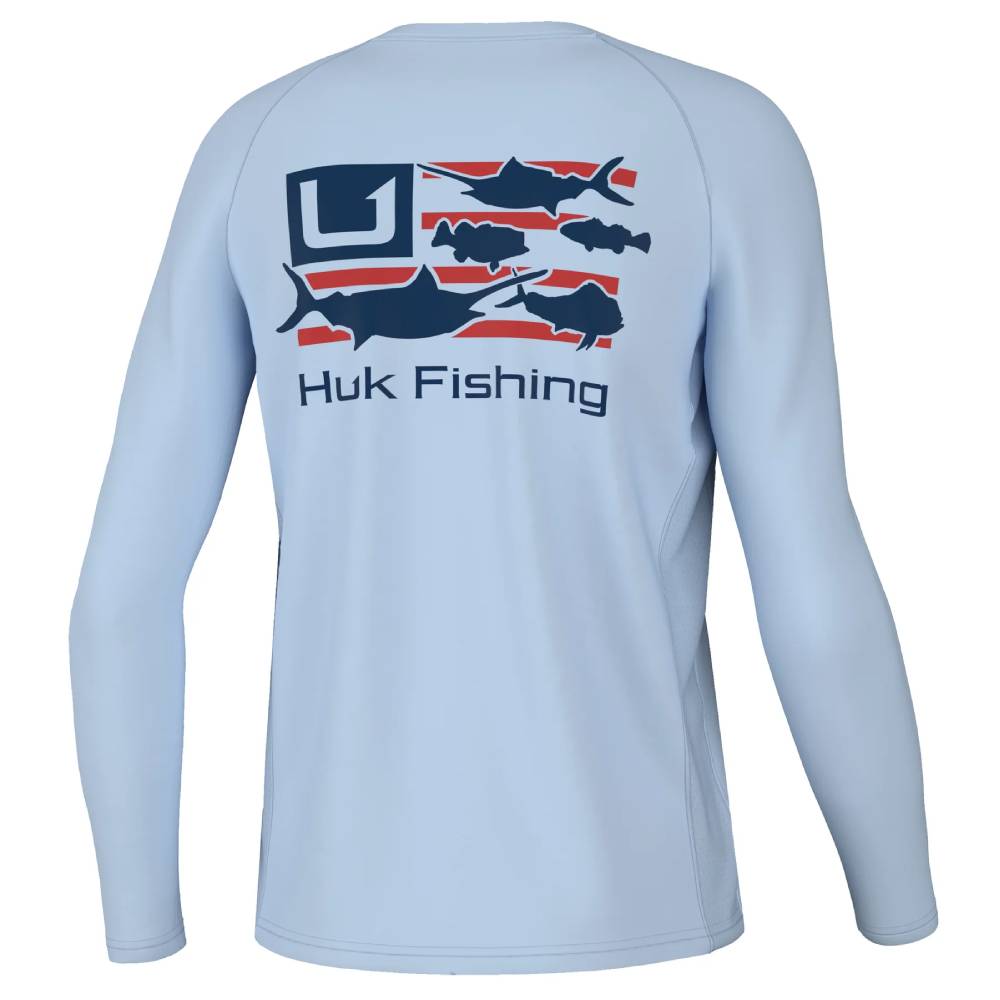 Huk Youth Trophy Flag Pursuit Performance Shirt