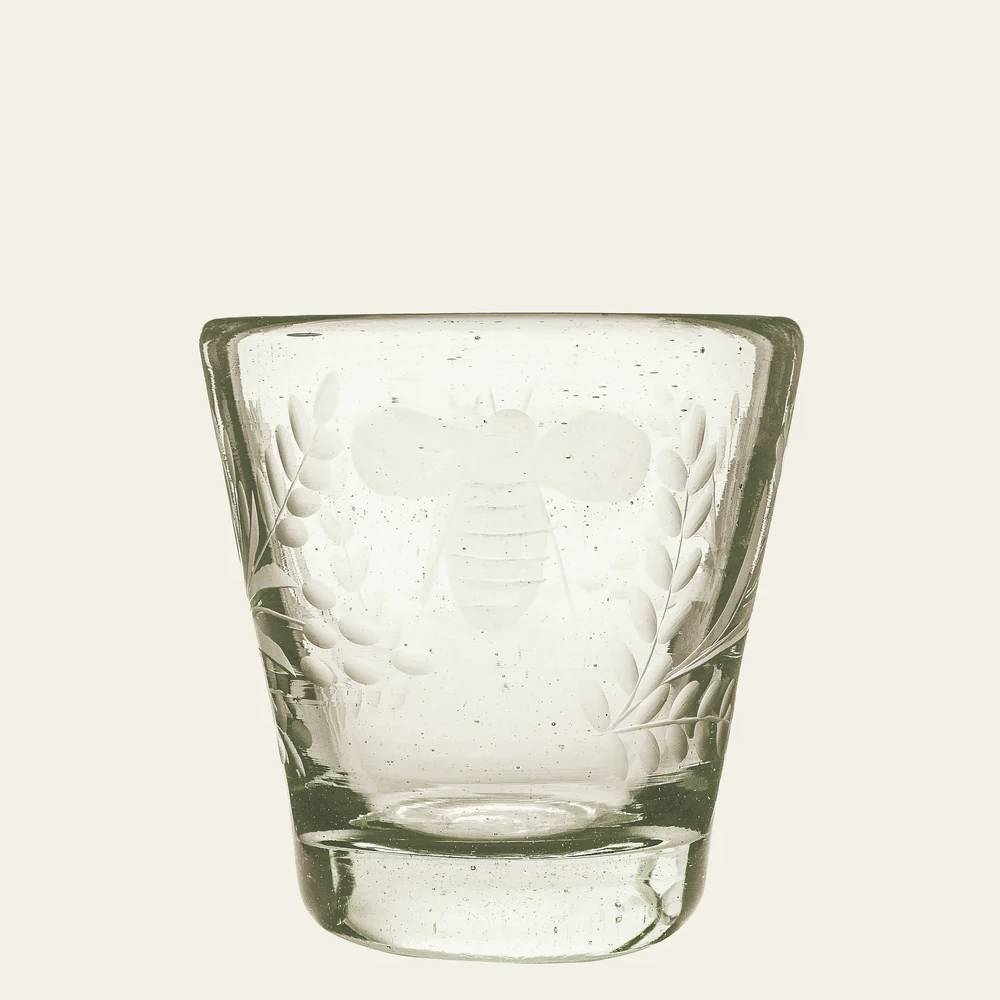 Jan Barboglio Wee-Bee Double Old Fashioned Glass HOME & GIFTS - Tabletop + Kitchen - Drinkware + Glassware Jan Barboglio By Blanca Santa   