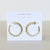 Everyday Gold Hoop Earring - Medium WOMEN - Accessories - Jewelry - Earrings JaxKelly   