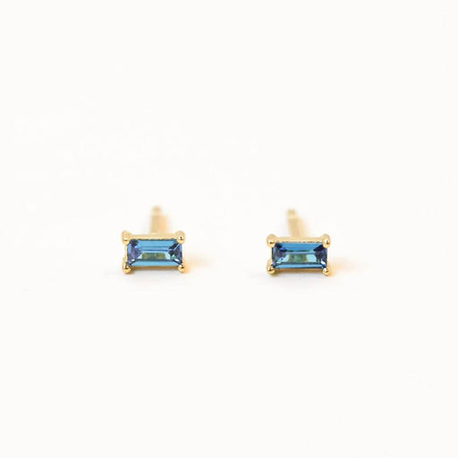 Baguette Sapphire Earring WOMEN - Accessories - Jewelry - Earrings JaxKelly   