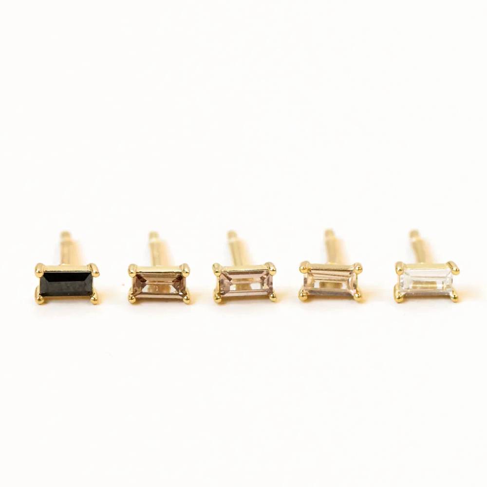 Ombre Baguette Earring Set WOMEN - Accessories - Jewelry - Earrings JaxKelly   
