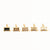 Ombre Baguette Earring Set WOMEN - Accessories - Jewelry - Earrings JaxKelly   