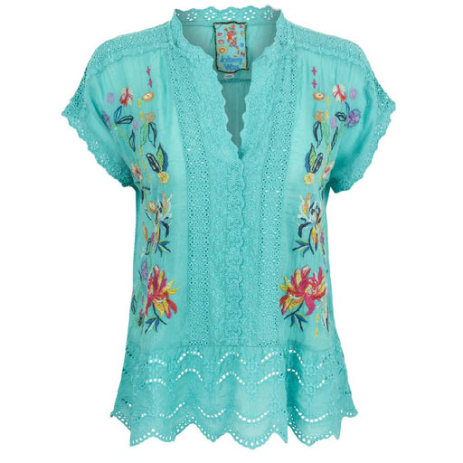 Johnny Was Astrud Blouse WOMEN - Clothing - Tops - Short Sleeved Johnny Was Collection