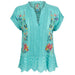 Johnny Was Astrud Blouse WOMEN - Clothing - Tops - Short Sleeved Johnny Was Collection